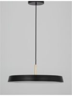 Pendul Nova Luce Vetro, negru mat, 41 W, cod 910622 - imagine 8