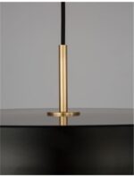 Pendul Nova Luce Vetro, negru mat, 41 W, cod 910622 - imagine 6