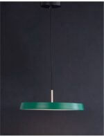 Pendul Nova Luce Vetro, verde mat, 41 W, cod 910623 - imagine 8
