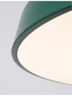 Pendul Nova Luce Vetro, verde mat, 41 W, cod 910623 - imagine 5