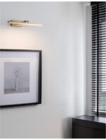 Aplica Nova Luce Marnell, LED 12W, alama antica, cod 9117301 - imagine 10