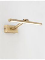 Aplica Nova Luce Marnell, LED 12W, alama antica, cod 9117301 - imagine 8