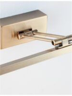 Aplica Nova Luce Marnell, LED 12W, alama antica, cod 9117301 - imagine 7