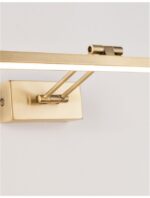 Aplica Nova Luce Marnell, LED 12W, alama antica, cod 9117301 - imagine 6