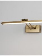 Aplica Nova Luce Marnell, LED 12W, alama antica, cod 9117301 - imagine 5