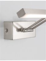 Aplica Nova Luce Marnell, LED 12W, nickel, cod 9117302 - imagine 5