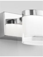 Aplica Nova Luce Sabia, aluminiu cromat/acril, 5 W, cod 9122311 - imagine 5