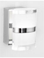 Aplica Nova Luce Sabia, aluminiu cromat/acril, 10 W, cod 9122321 - imagine 5