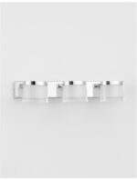 Aplica Nova Luce Sabia, aluminiu cromat/acril, 15 W, cod 9122331 - imagine 8