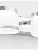 Aplica Nova Luce Sabia, aluminiu cromat/acril, 15 W, cod 9122331 - imagine 7