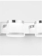 Aplica Nova Luce Sabia, aluminiu cromat/acril, 15 W, cod 9122331 - imagine 6