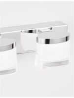 Aplica Nova Luce Sabia, aluminiu cromat/acril, 15 W, cod 9122331 - imagine 5