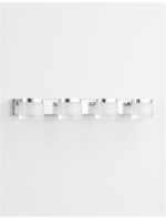 Aplica Nova Luce Sabia, aluminiu cromat/acril, 20 W, cod 9122341 - imagine 8
