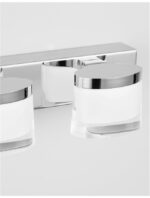 Aplica Nova Luce Sabia, aluminiu cromat/acril, 20 W, cod 9122341 - imagine 5