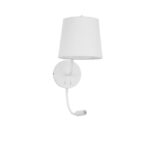 Aplica Nova Luce Sage, alb mat, 12+3 W, cod 9129329