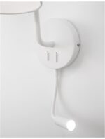 Aplica Nova Luce Sage, alb mat, 12+3 W, cod 9129329 - imagine 5