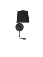 Aplica Nova Luce Sage, negru mat, 12+3 W, cod 9129330