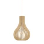 Pendul Nova Luce Soho, lemn stratificat, 1x12W, cod 9138061