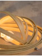Pendul Nova Luce Asco, lemn stratificat, 1x12W, cod 9138062 - imagine 10