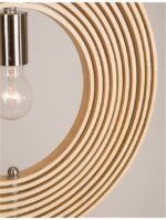 Pendul Nova Luce Asco, lemn stratificat, 1x12W, cod 9138062 - imagine 5