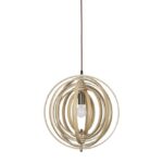 Pendul Nova Luce Asco, lemn stratificat, 1x12W, cod 9138062