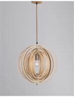 Pendul Nova Luce Asco, lemn stratificat, 1x12W, cod 9138062 - imagine 16