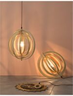 Pendul Nova Luce Asco, lemn stratificat, 1x12W, cod 9138062 - imagine 14
