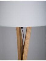 Lampadar Nova Luce Salino, lemn/textil alb, 1x12W, cod 9145061 - imagine 7