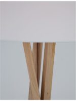 Lampadar Nova Luce Salino, lemn/textil alb, 1x12W, cod 9145071 - imagine 8