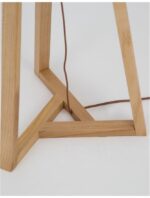 Lampadar Nova Luce Salino, lemn/textil alb, 1x12W, cod 9145071 - imagine 7