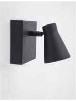 Aplica spot negru Nova Luce Dublin, 1x10 W, cod 9155712 - imagine 6