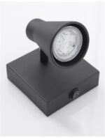 Aplica spot negru Nova Luce Dublin, 1x10 W, cod 9155712 - imagine 5