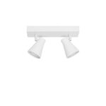 Plafoniera alba Nova Luce Dublin, 2x10 W, cod 9155811