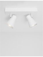 Plafoniera alba Nova Luce Dublin, 2x10 W, cod 9155811 - imagine 7