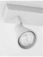 Plafoniera alba Nova Luce Dublin, 2x10 W, cod 9155811 - imagine 6