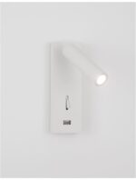 Aplica Nova Luce Fuse, alb satinat, cod 9170101