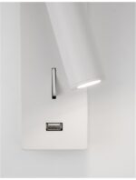 Aplica Nova Luce Fuse, alb satinat, cod 9170101 - imagine 6