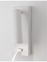 Aplica Nova Luce Fuse, alb satinat, cod 9170101 - imagine 5