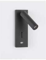 Aplica Nova Luce Fuse, negru satinat, cod 9170102 - imagine 8