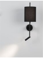 Aplica Nova Luce Yama, negru mat, 12+3 W, cod 9180512 - imagine 8