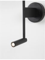 Aplica Nova Luce Yama, negru mat, 12+3 W, cod 9180512 - imagine 5