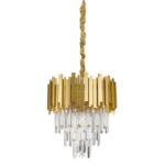 Lustra Nova Luce Grane, auriu satinat, 20 W, cod 9181100