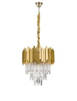Lustra Nova Luce Grane, auriu satinat, 20 W, cod 9181100