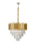 Lustra Nova Luce Grane, auriu satinat, 40 W, cod 9181200