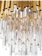 Lustra Nova Luce Grane, auriu satinat, 40 W, cod 9181200 - imagine 5