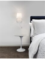 Aplica Nova Luce Nia, alb mat, 5+3 W, cod 9182371 - imagine 10