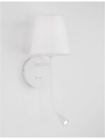 Aplica Nova Luce Nia, alb mat, 5+3 W, cod 9182371 - imagine 9
