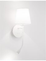 Aplica Nova Luce Nia, alb mat, 5+3 W, cod 9182371 - imagine 5