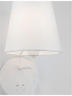 Aplica Nova Luce Nia, alb mat, 5+3 W, cod 9182371 - imagine 4