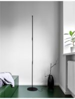 Lampadar Nova Luce Handy, negru satinat, 25 W, cod 9183251